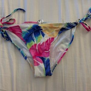 Multicolor Floral Bikini Bottom